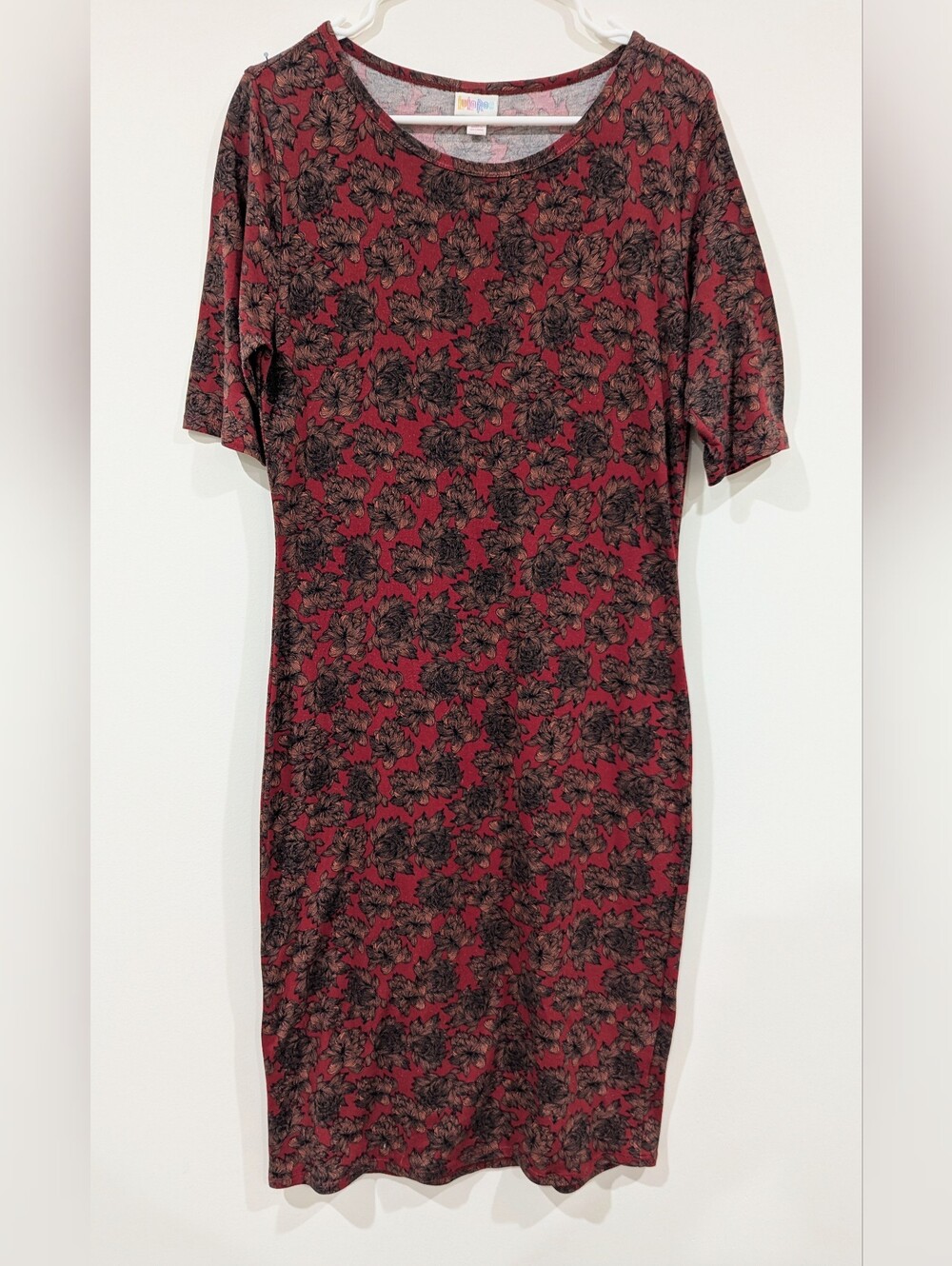LuLaRoe Floral Short Sleeve Dress